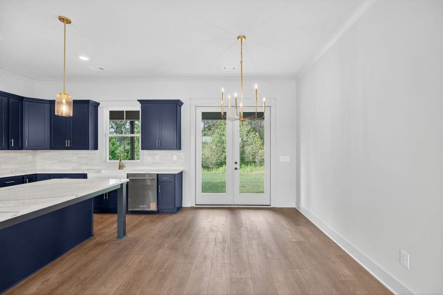 Furnished interior view inside a new home in , Dallas (Image 10). Furnished interior view inside a new home in , Dallas (Image 10).