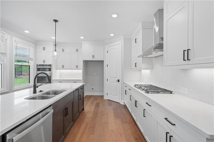 Furnished interior view inside a new home in Promenade at Sawnee Village, Cumming (Image 5).