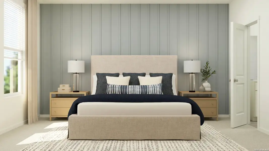 Furnished interior view inside a new home in Juniper Ranch, Spring Branch (Image 16).