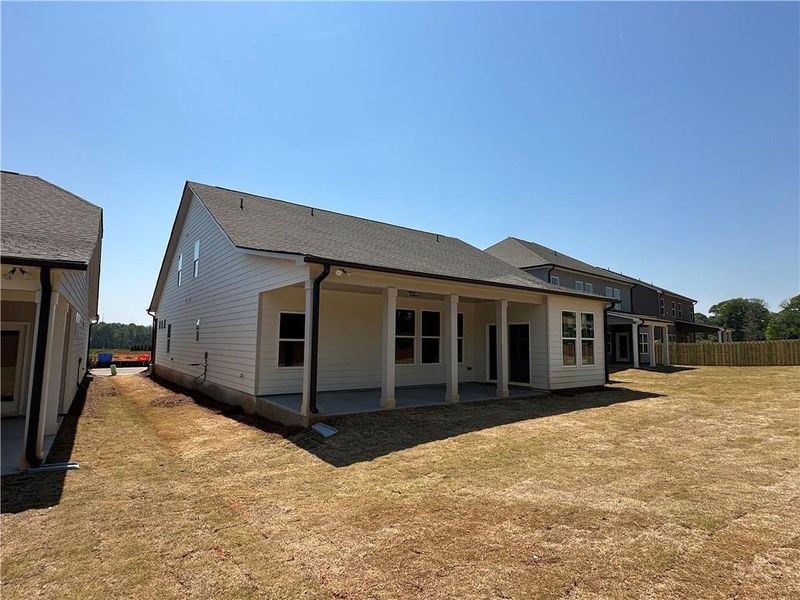 Front exterior of a new home in Summerlin, Winder, GA, highlighting curb appeal (Image 41).