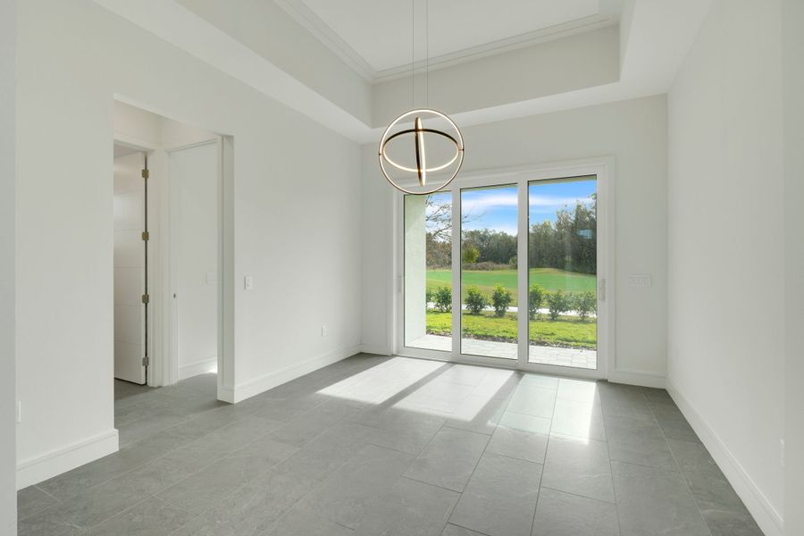 Representative unfurnished interior of a home built from the Courtyard 50 3BR by ABD Development in Hampton Green at Providence, Davenport (Image 20).
