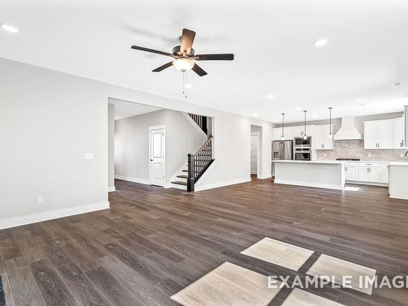Spacious, unfurnished interior of a new home in Woods Crossing, Gallatin (Image 36).