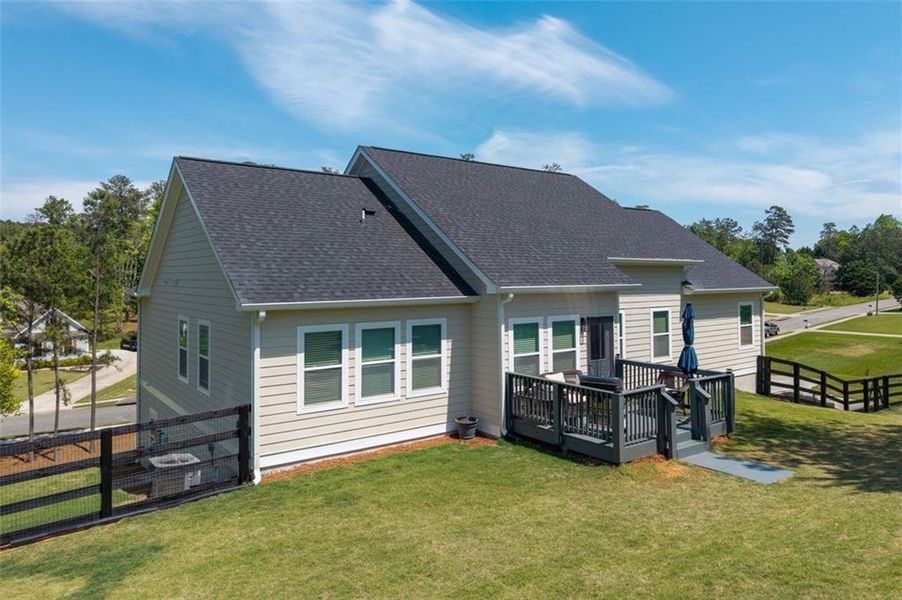 Exterior details and patio area of a home in , Canton (Image 4).