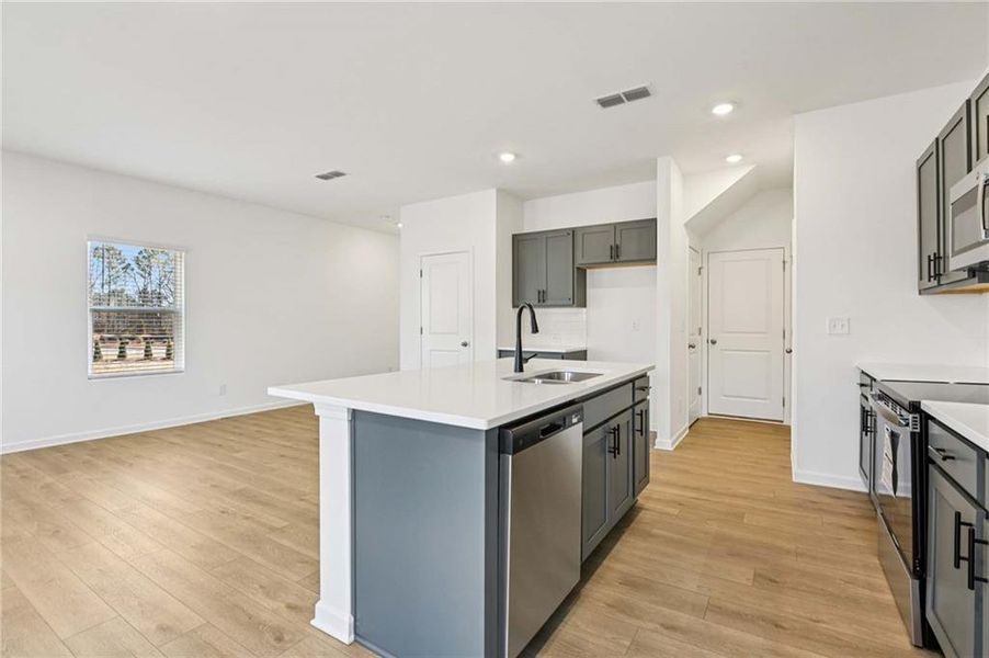 Furnished interior view inside a new home in Leydenview, Mableton (Image 34).