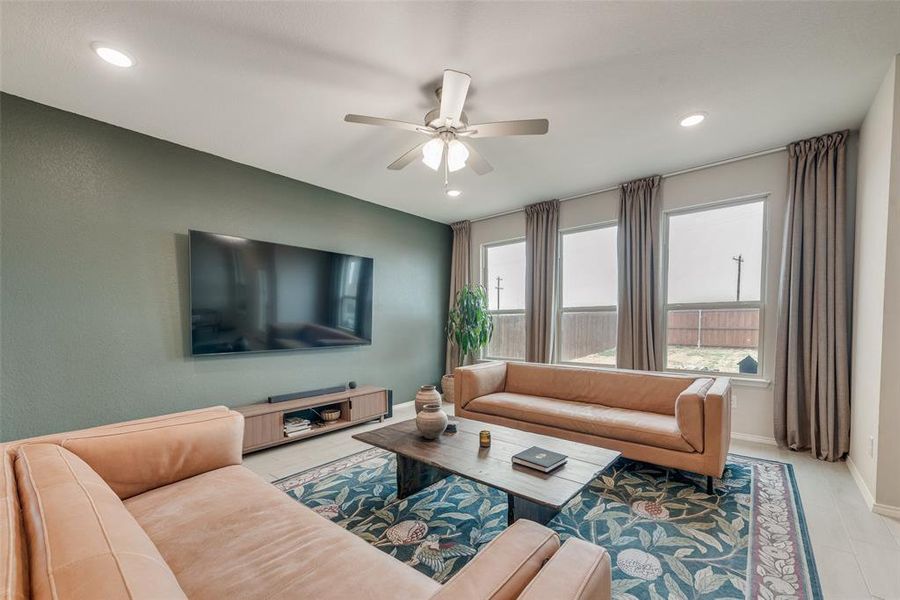 Furnished interior view inside a new home in , Crandall (Image 9).