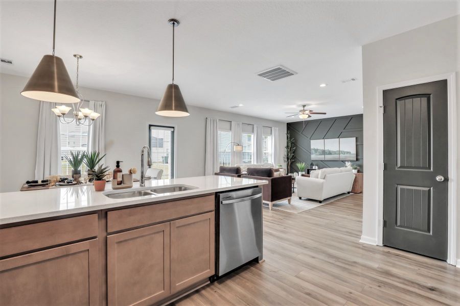 Representative furnished interior of a home built from the The Denmark by RTS Homes in The Pointe at Villages on Marne, Hinesville (Image 13).
