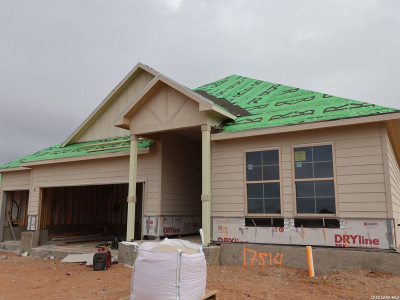 In-progress construction of a new home in Hickory Ridge, Elmendorf, TX (Image 20). In-progress construction of a new home in Hickory Ridge, Elmendorf, TX (Image 20).