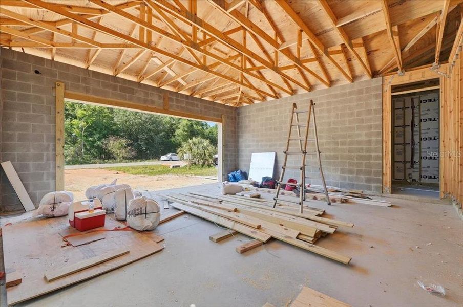 In-progress construction of a new home in , Avon Park, FL (Image 27).