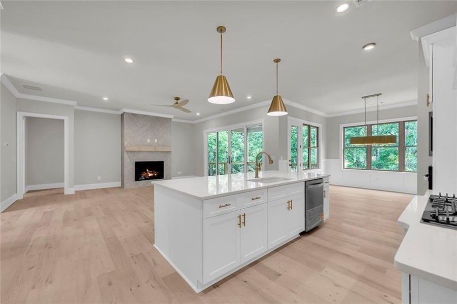 Furnished interior view inside a new home in , Gainesville (Image 11).
