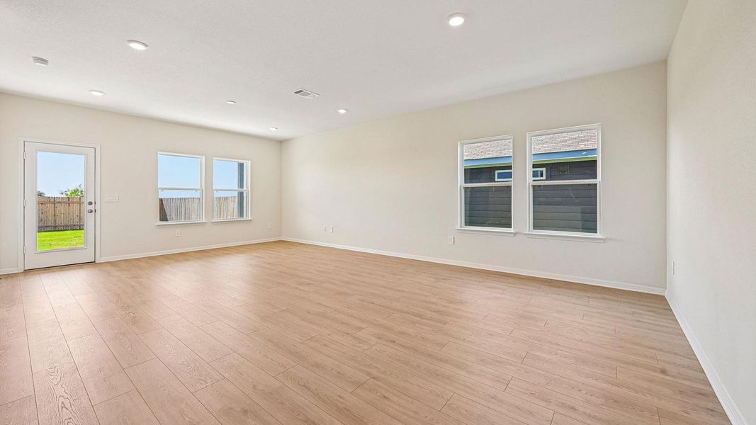 Spacious, unfurnished interior of a new home in Carillon, Manor (Image 16).
