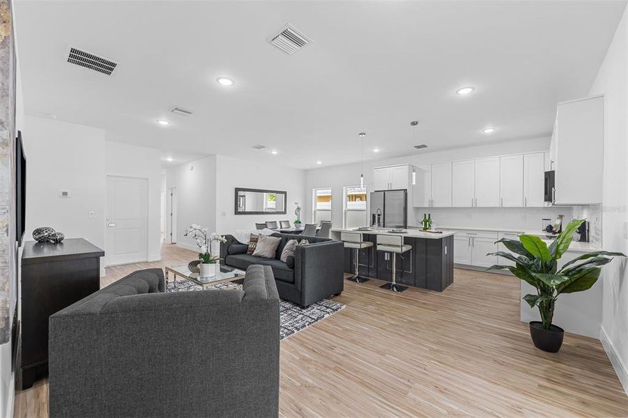 Furnished interior view inside a new home in , Orlando (Image 6). Furnished interior view inside a new home in , Orlando (Image 6).