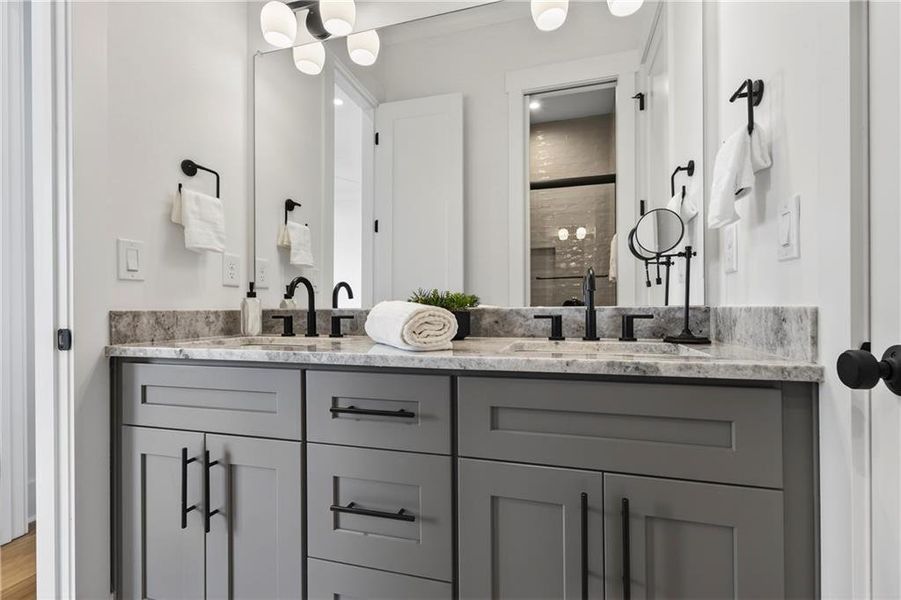 Furnished interior view inside a new home in , White Plains (Image 53).