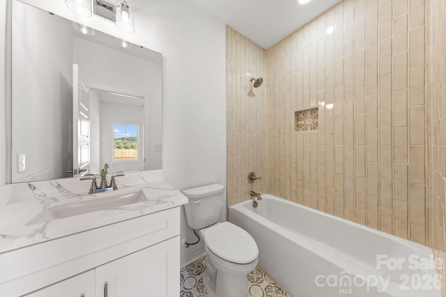 Furnished interior view inside a new home in , Denver (Image 34).