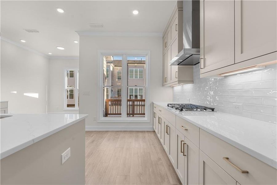 Furnished interior view inside a new home in , Johns Creek (Image 29).