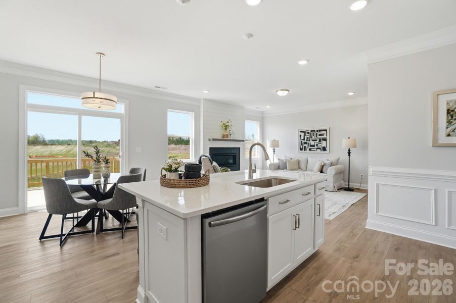 Furnished interior view inside a new home in The Meadows at Laurelbrook, Sherrills Ford (Image 10).