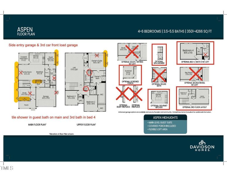 Aspen C floor plan #028