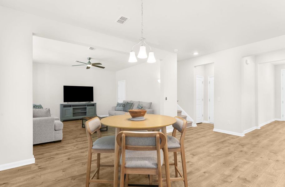 Furnished interior view inside a new home in The Groves of Berkeley, Moncks Corner (Image 16).