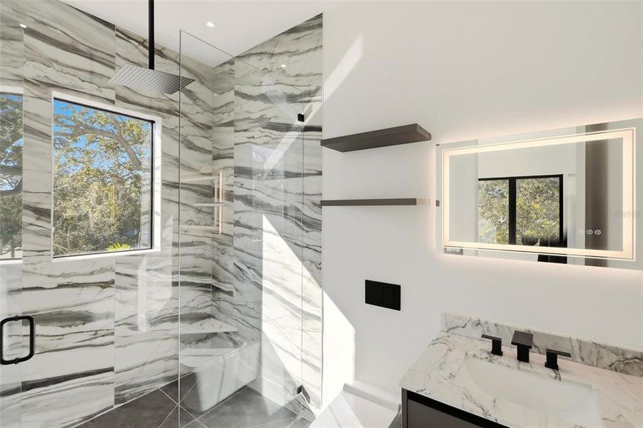 Furnished interior view inside a new home in , Sarasota (Image 13).