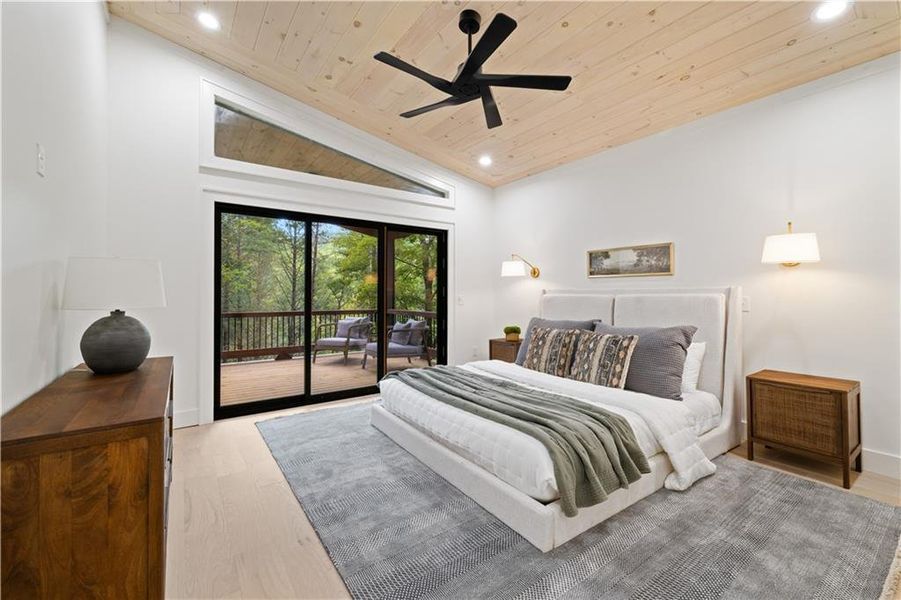 Furnished interior view inside a new home in , Cherry Log (Image 19).