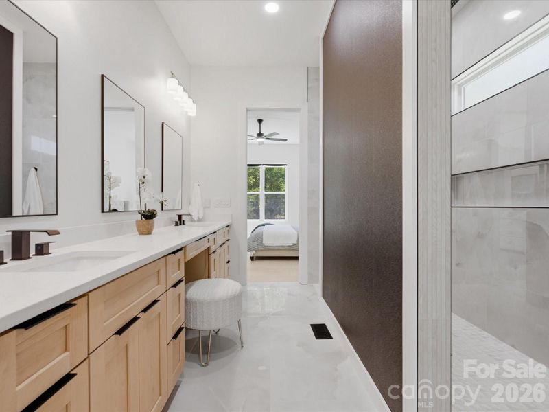 Furnished interior view inside a new home in , Monroe (Image 10).