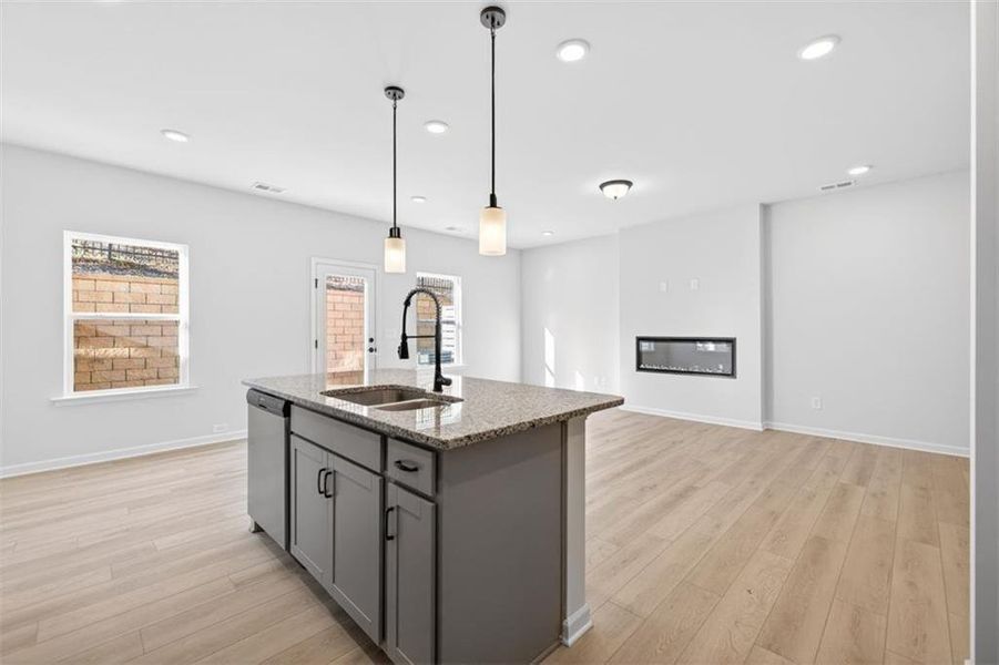 Furnished interior view inside a new home in Sanders Park, Austell (Image 6).