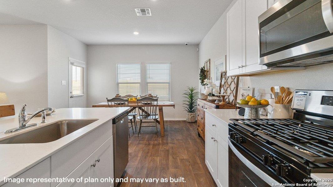 Furnished interior view inside a new home in Redbird Ranch, San Antonio (Image 37).