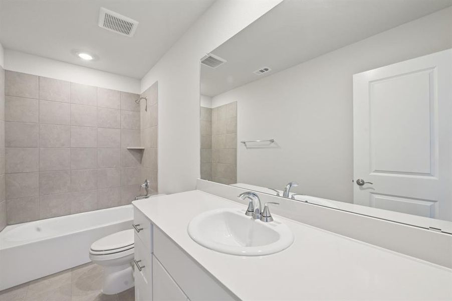 Photo is not of the actual home, but is an inspirational photo of builder’s model home and may depict options, furnishings, and/or decorator features that are not included.