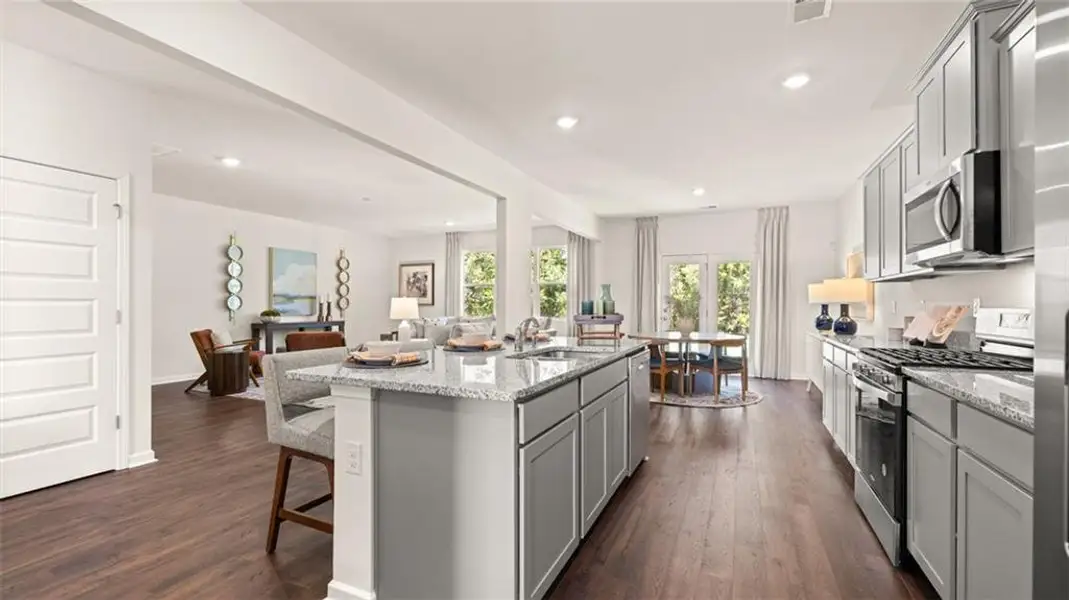 Furnished interior view inside a new home in Bridle Creek, Locust Grove (Image 56). Furnished interior view inside a new home in Bridle Creek, Locust Grove (Image 56).
