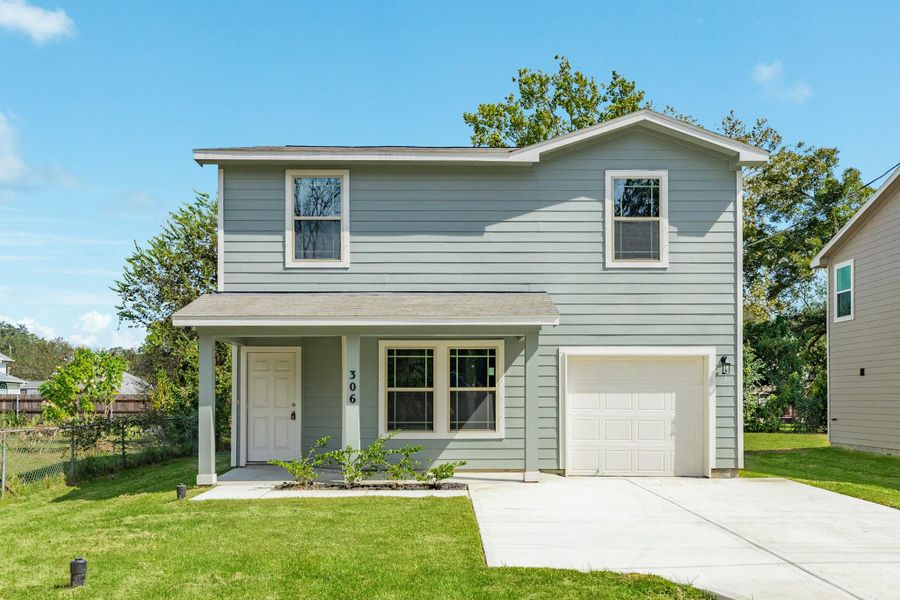 Exterior details and patio area of a home in , Sweeny (Image 1). Exterior details and patio area of a home in , Sweeny (Image 1).