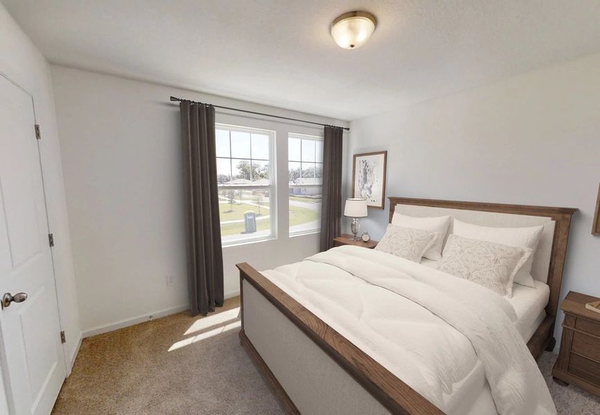 Representative furnished interior of a home built from the Palomar by Starlight Homes in The Meadows, Mebane (Image 9).