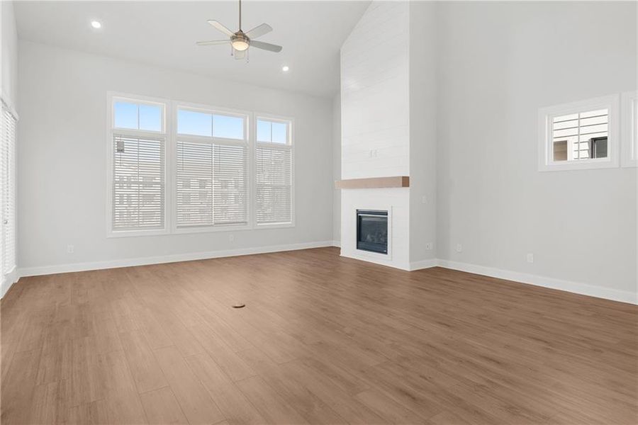 Spacious, unfurnished interior of a new home in Promenade at Sawnee Village, Cumming (Image 18).
