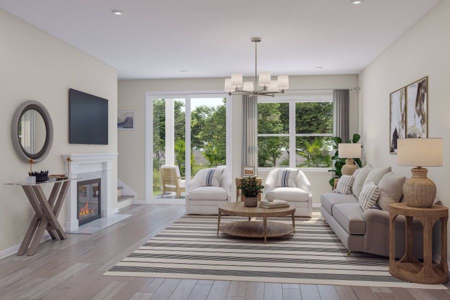 Representative furnished interior of a home built from the Onslow by Tri Pointe Homes in Summit At Homestead, Chapel Hill (Image 7). Representative furnished interior of a home built from the Onslow by Tri Pointe Homes in Summit At Homestead, Chapel Hill (Image 7).