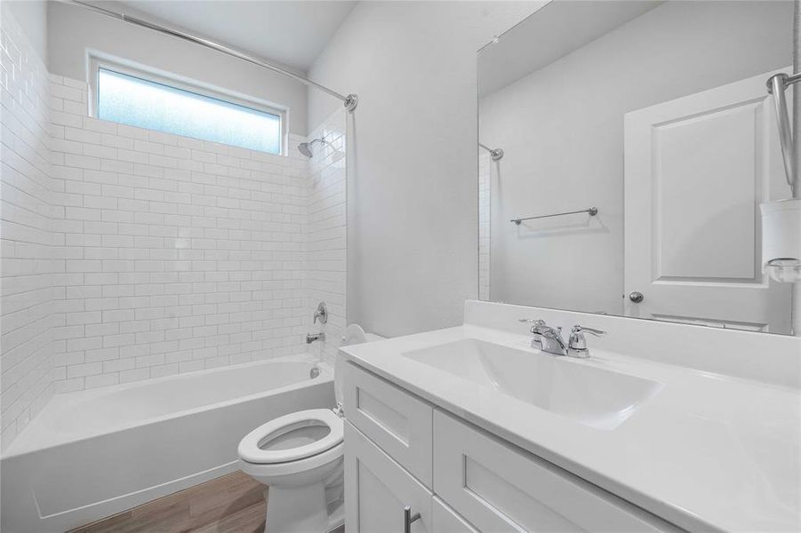 Furnished interior view inside a new home in Heritage Village, Haltom City (Image 13).