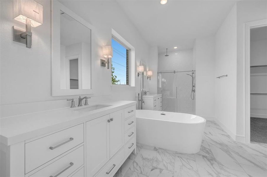 Furnished interior view inside a new home in Wellington, Haslet (Image 10).