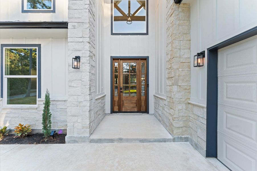 Exterior details and patio area of a home in , Magnolia (Image 29).