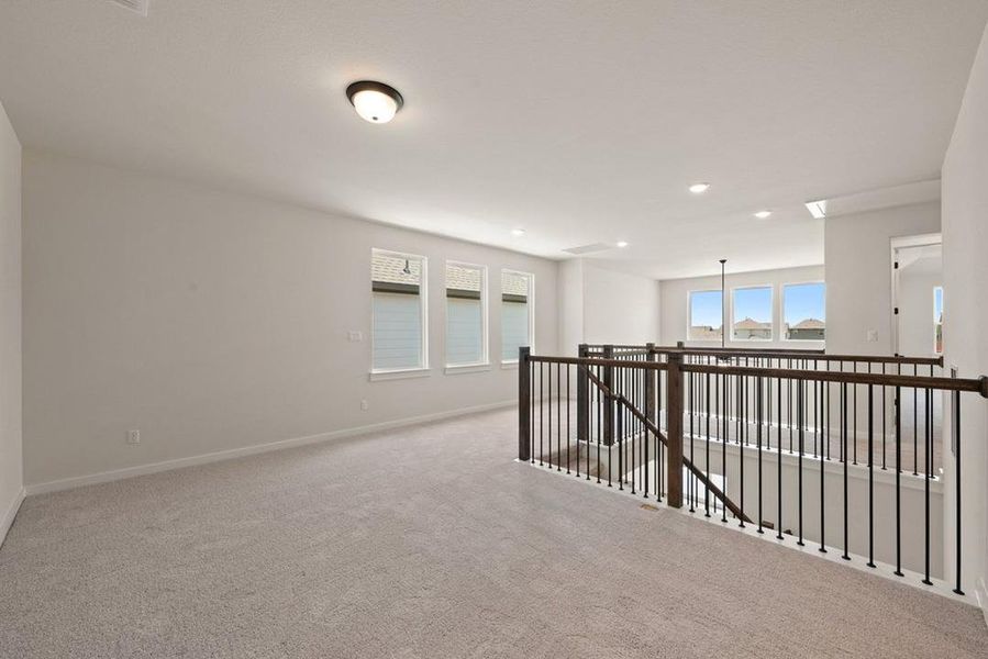 Spacious, unfurnished interior of a new home in Lariat, Liberty Hill (Image 25). Spacious, unfurnished interior of a new home in Lariat, Liberty Hill (Image 25).