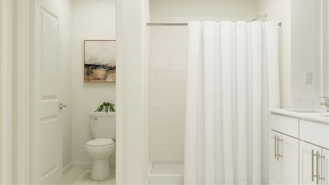 Annapolis plan owner's suite bathroom