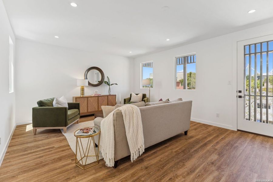 Furnished interior view inside a new home in , San Antonio (Image 4).