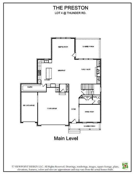 2D floor plan layout of this home in , Buford, GA (Image 9).