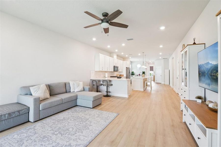 Furnished interior view inside a new home in Waterset Garden Series, Apollo Beach (Image 13).