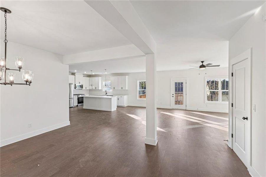 Spacious, unfurnished interior of a new home in , Decatur (Image 6). Spacious, unfurnished interior of a new home in , Decatur (Image 6).