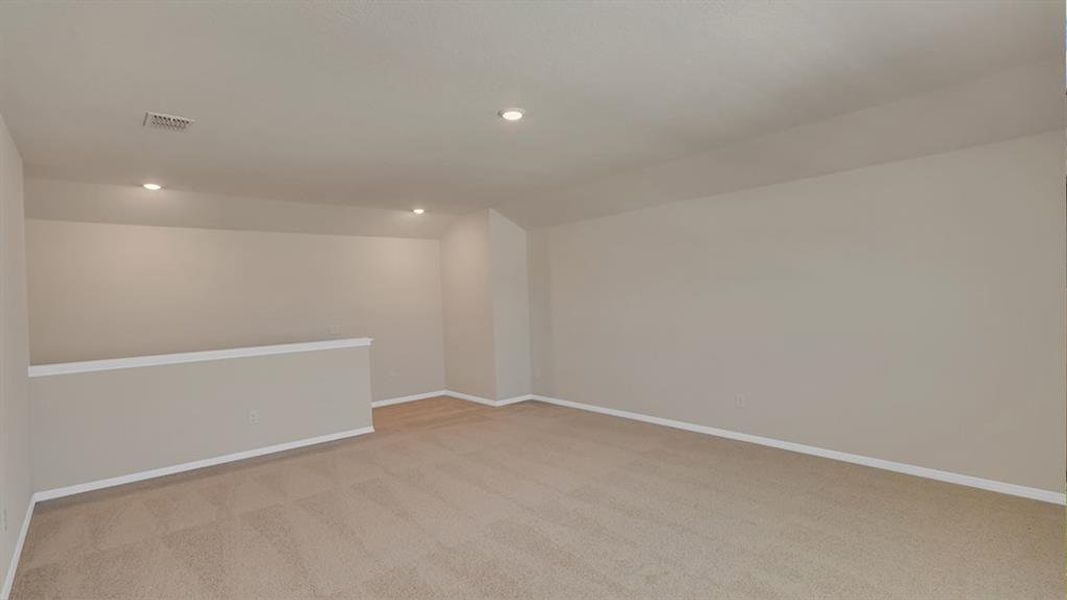 Spacious, unfurnished interior of a new home in The Preserve at Forum, Grand Prairie (Image 12). Spacious, unfurnished interior of a new home in The Preserve at Forum, Grand Prairie (Image 12).