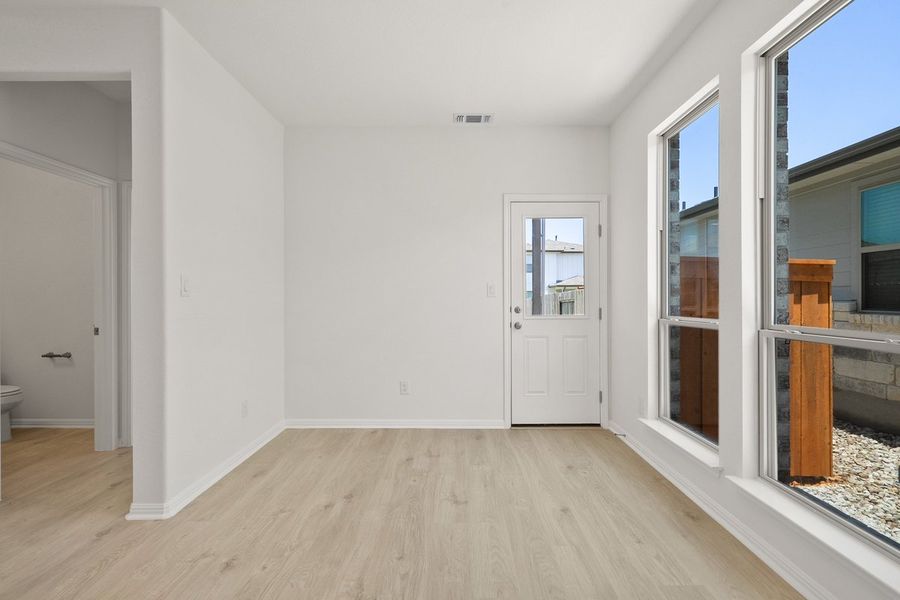 Spacious, unfurnished interior of a new home in Crosswinds, Kyle (Image 34). Spacious, unfurnished interior of a new home in Crosswinds, Kyle (Image 34).