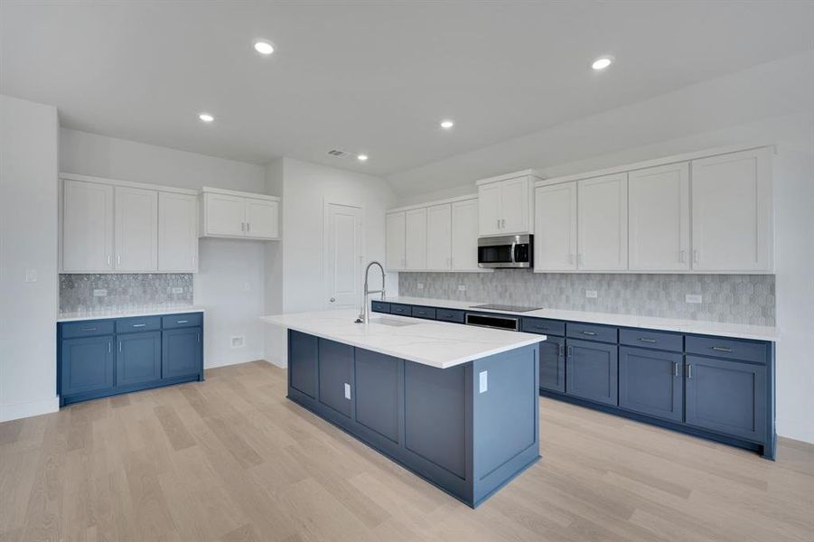 Furnished interior view inside a new home in Westside Preserve, Midlothian (Image 7).