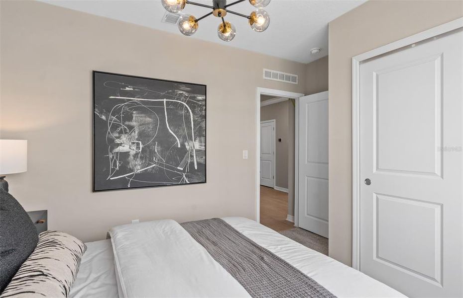 Furnished interior view inside a new home in Lakehaven Estates, Clermont (Image 19). Furnished interior view inside a new home in Lakehaven Estates, Clermont (Image 19).
