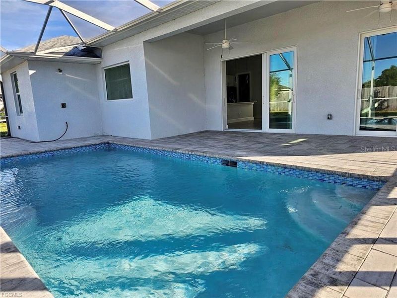 Exterior details and patio area of a home in , Cape Coral (Image 24).