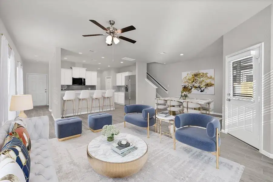 Furnished interior view inside a new home in River Ranch, Dayton (Image 15). Furnished interior view inside a new home in River Ranch, Dayton (Image 15).