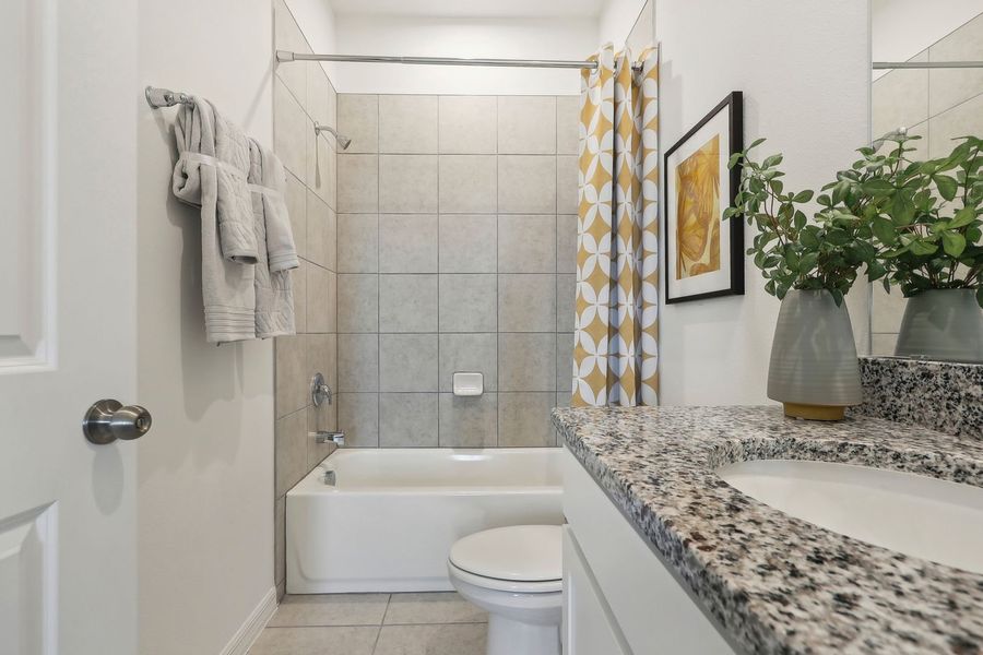Representative furnished interior of a home built from the The Webber by Stanley Martin Homes in Silver Lake Pointe, Leesburg (Image 13).