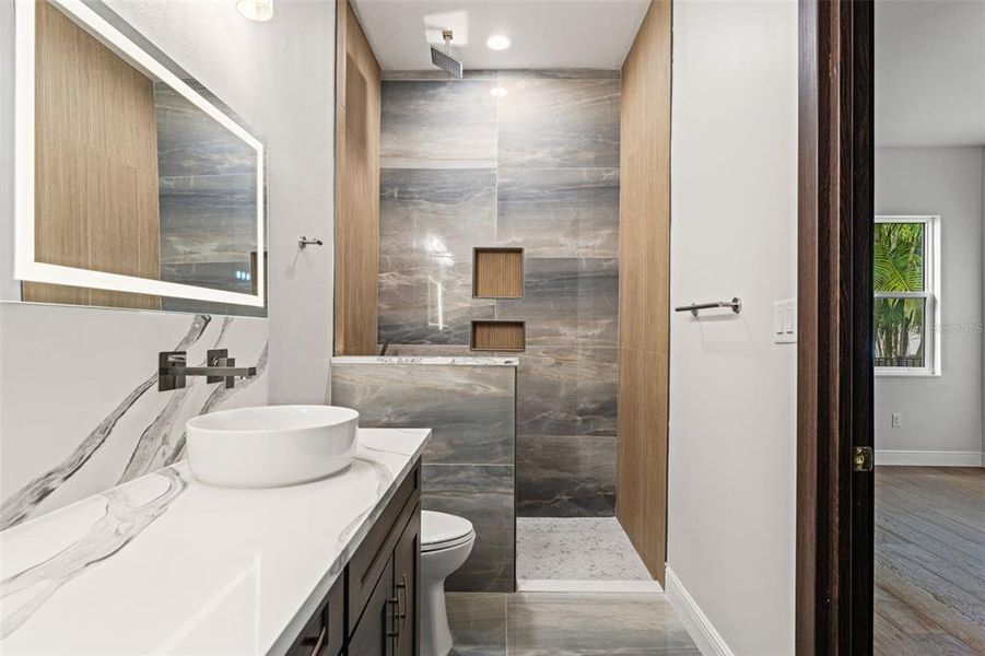 Furnished interior view inside a new home in , Trinity (Image 6).