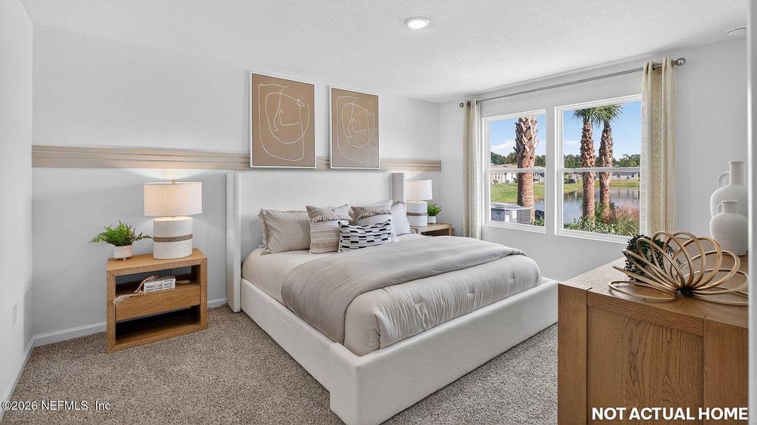 Furnished interior view inside a new home in Rookery, Green Cove Springs (Image 11).